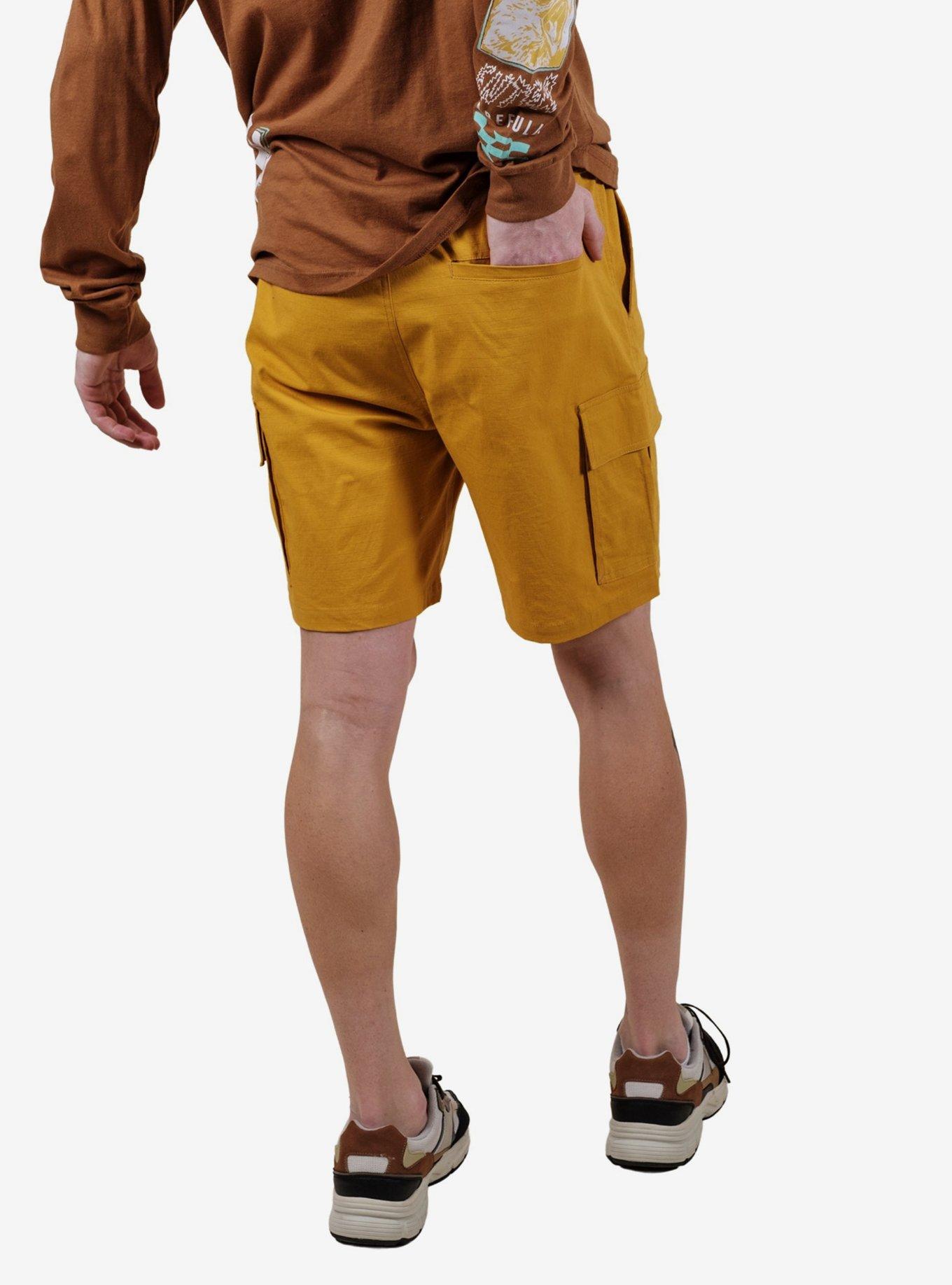Mustard E-Waist Ripstop Cargo Short, DIJON MUSTARD, alternate