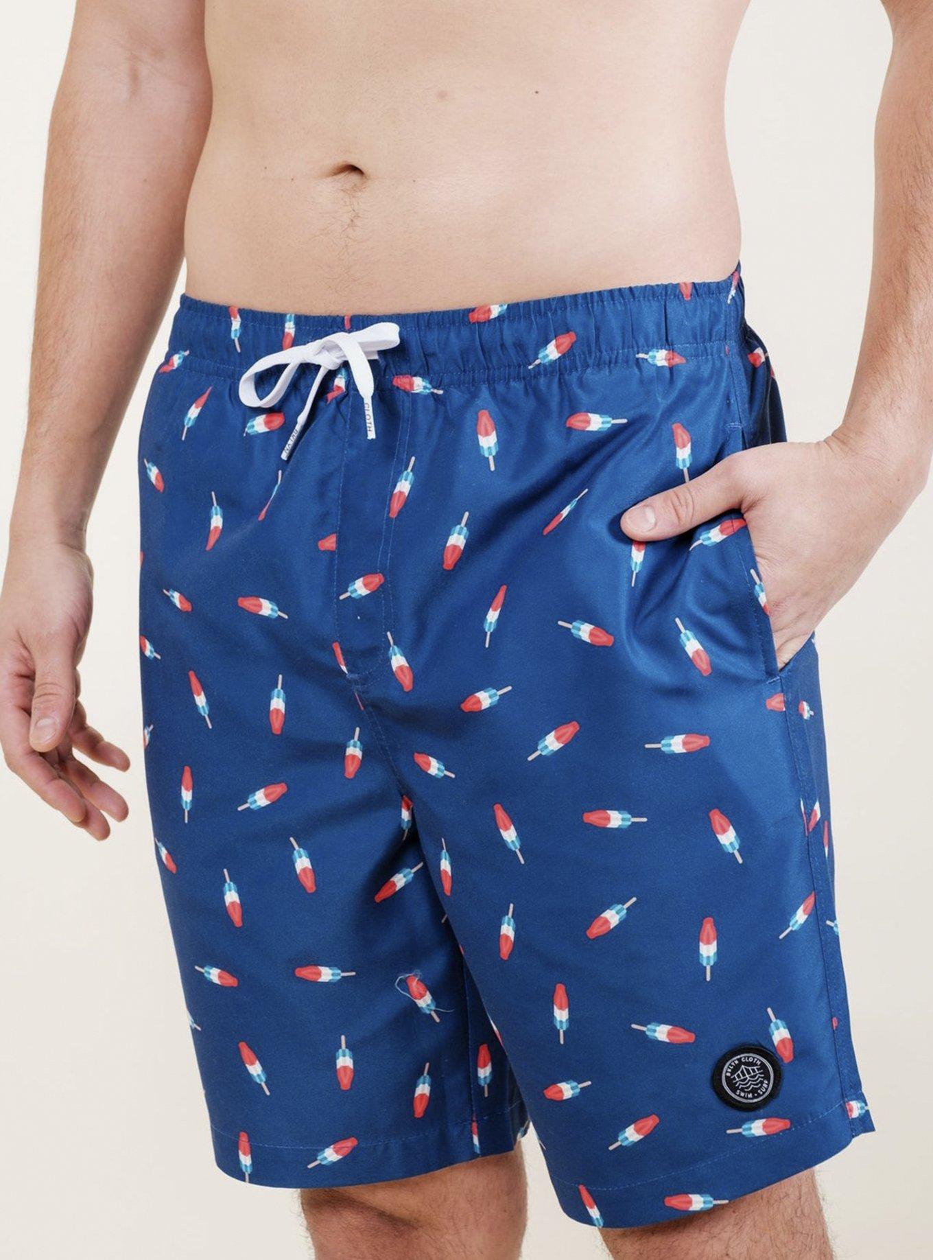 Navy Popsicle Swim Trunks, NAVY, alternate