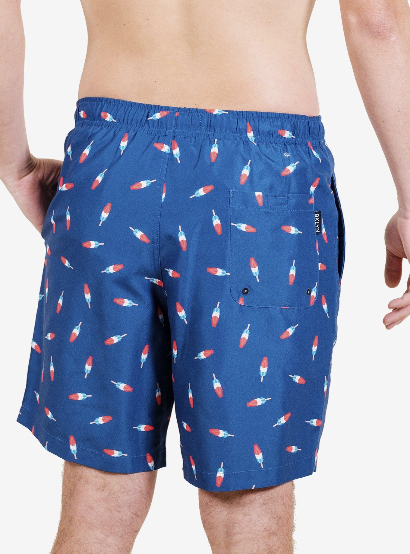 Navy Popsicle Swim Trunks, NAVY, alternate