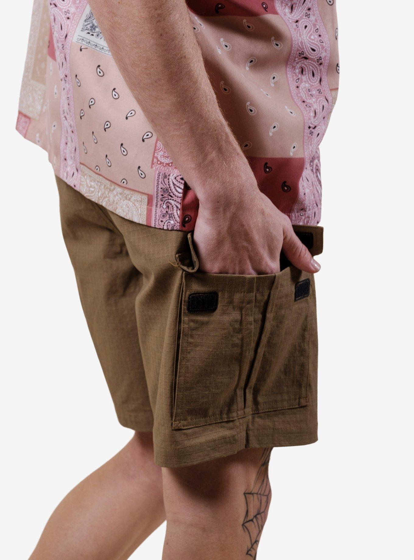 Tobacco E-Waist Ripstop Cargo Short, TAN/BEIGE, alternate
