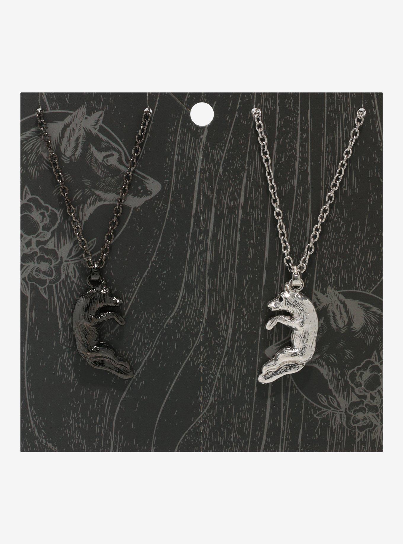 Werewolf Heart Best Friend Necklace Set, , alternate