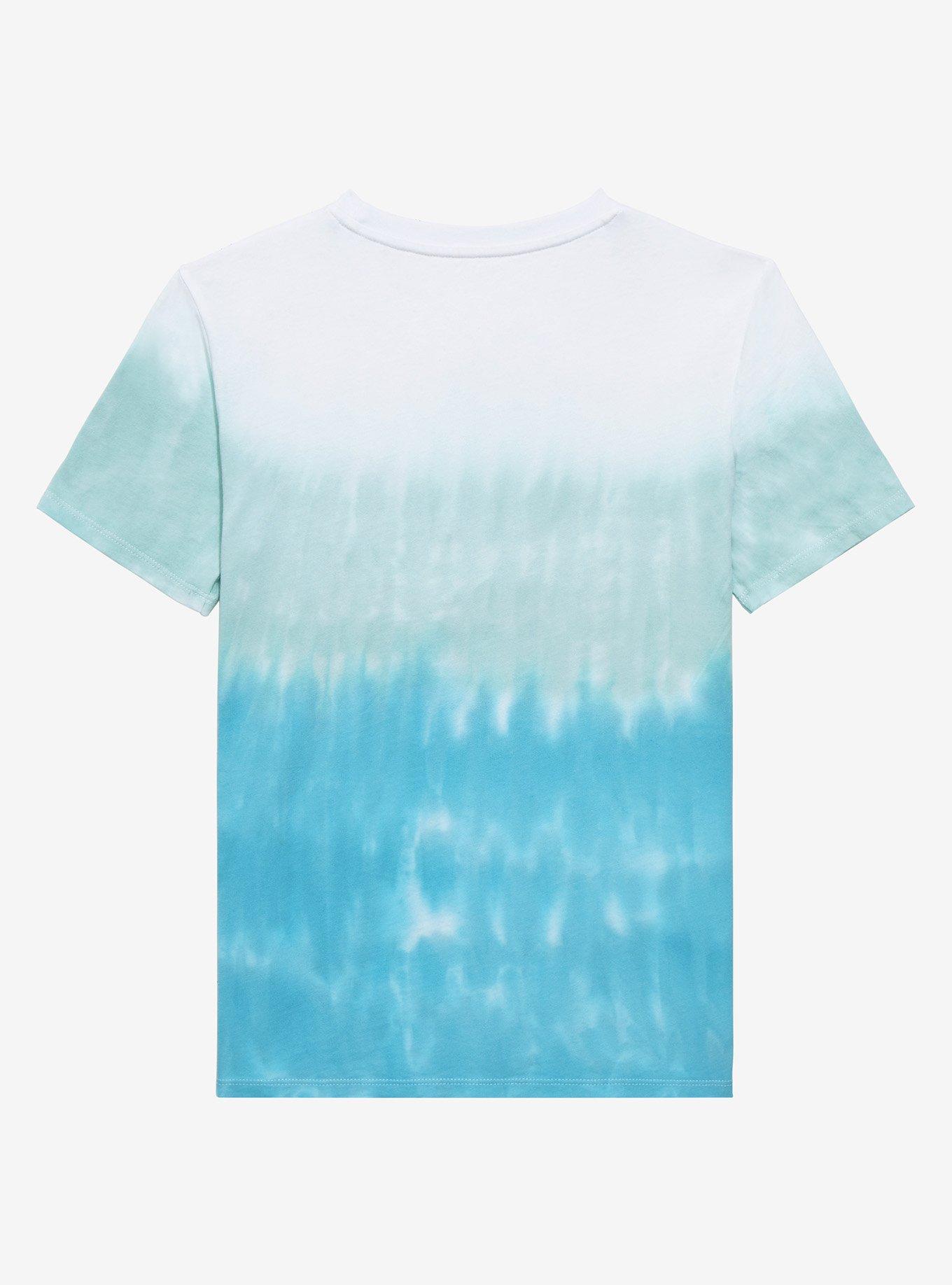 Studio Ghibli Ponyo Icons Youth Tie-Dye Ombre T-Shirt, BLUE, alternate