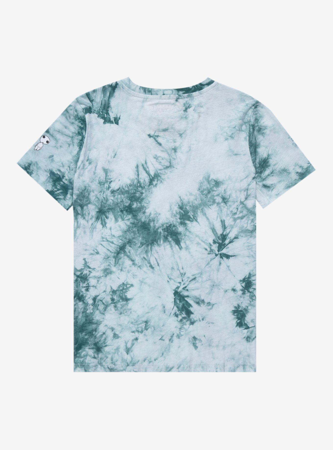 Studio Ghibli Princess Mononoke San Youth Tie-Dye T-Shirt - BoxLunch Exclusive, GREEN, alternate