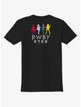 RWBY: Ice Queendom Team RWBY Group T-Shirt, BLACK, alternate