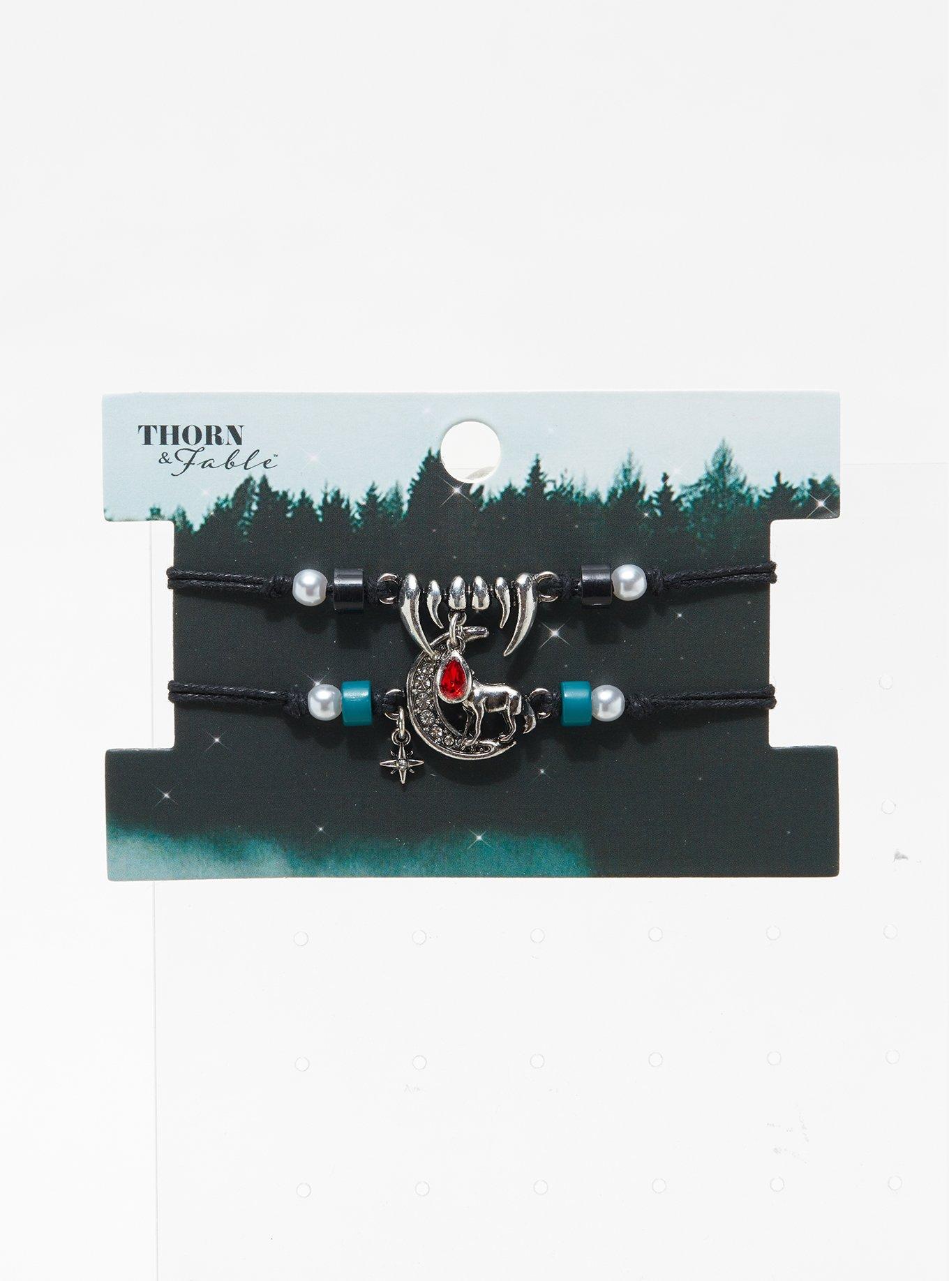 Vampire Werewolf Best Friend Cord Bracelet Set, , alternate