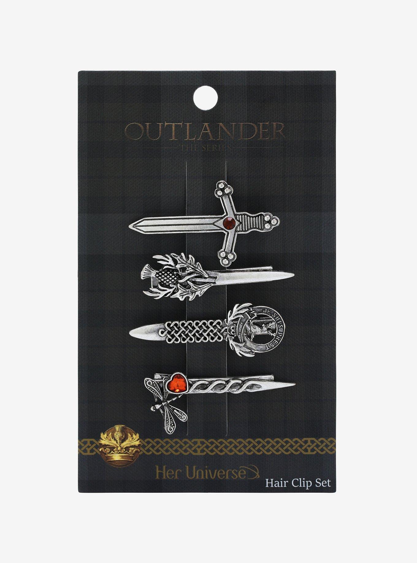 Outlander Symbols Hair Clip Set, , alternate