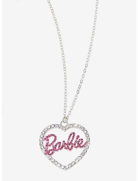 Barbie Heart Rhinestone Necklace Set, , hi-res