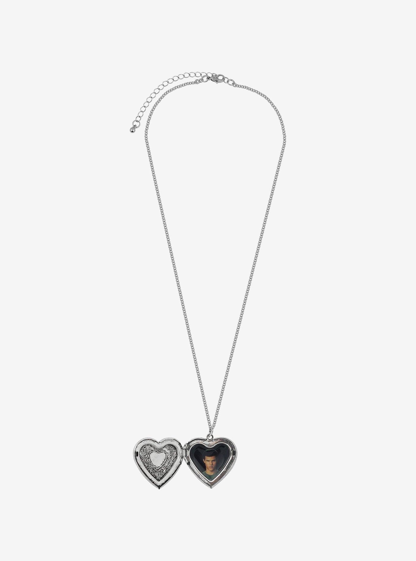 The Twilight Saga Jacob Heart Locket Necklace, , alternate