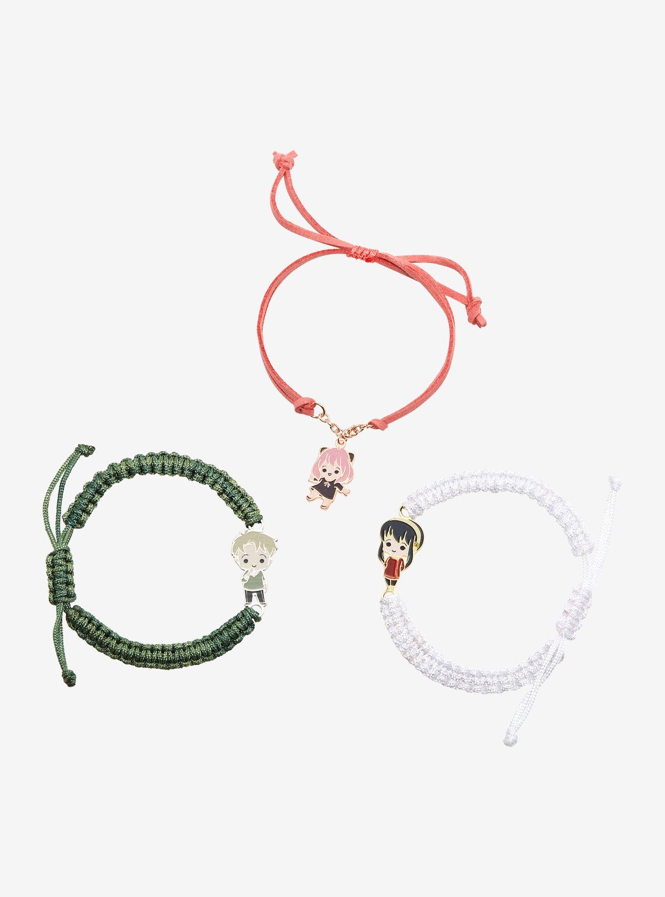 Spy X Family Chibi Forger Family Cord Bracelet Set, , alternate