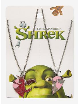 Shrek Dragon & Donkey Heart Best Friend Necklace Set, , hi-res