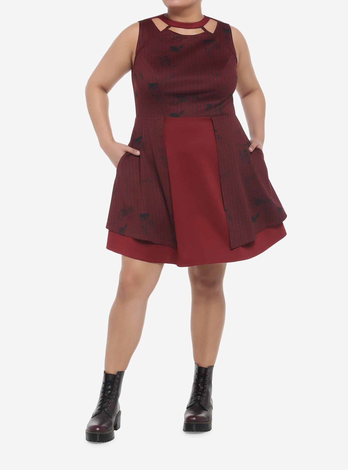 Her Universe Marvel Doctor Strange In The Multiverse Of Madness Wanda Maximoff Dress Plus Size, , hi-res