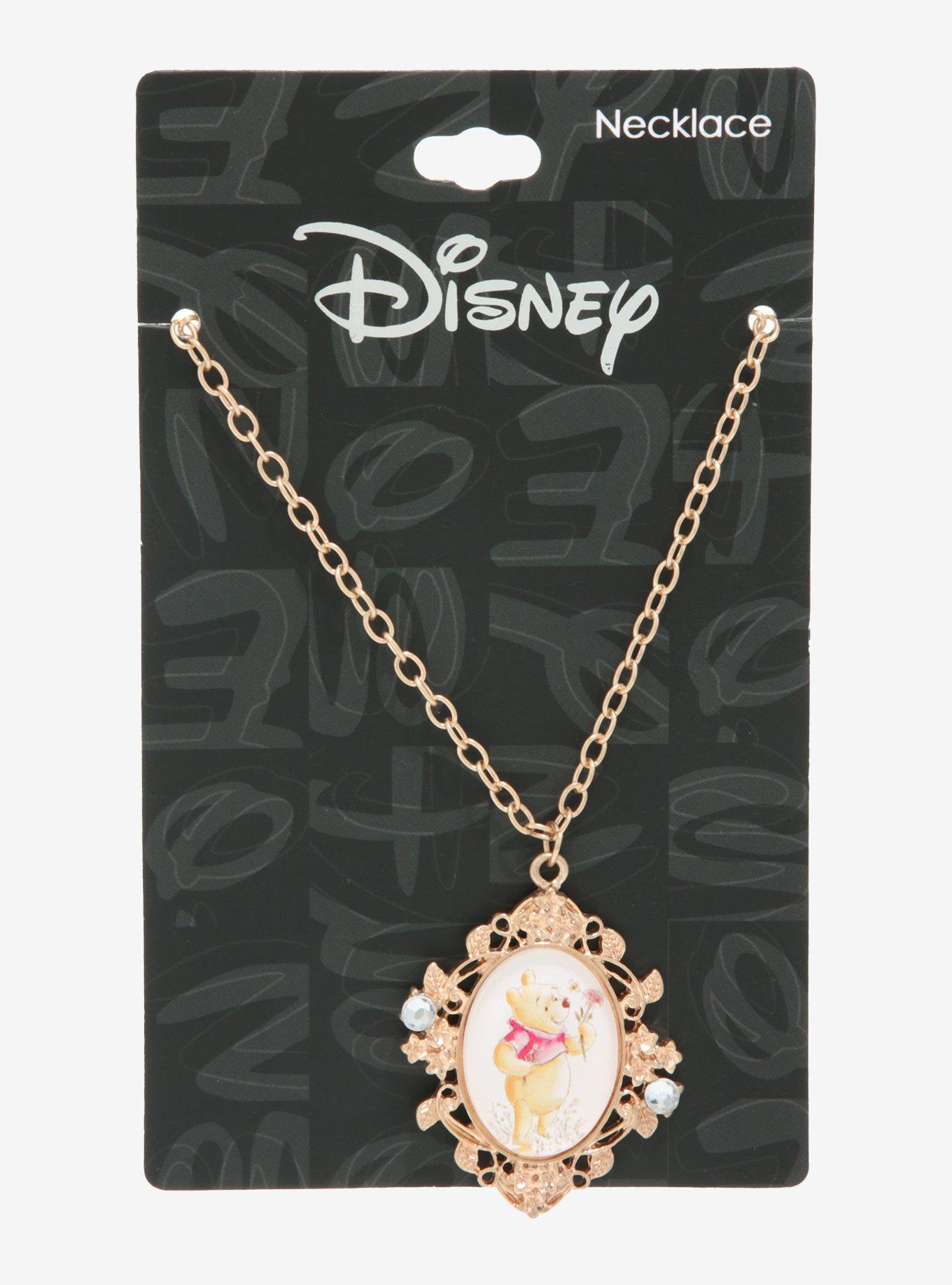 Disney Winnie The Pooh Cameo Portrait Necklace, , alternate