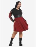 Star Wars Darth Maul Hooded Dress, RED  BLACK, alternate