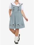 Disney Steamboat Willie Sailor Dress Plus Size, GREY, alternate