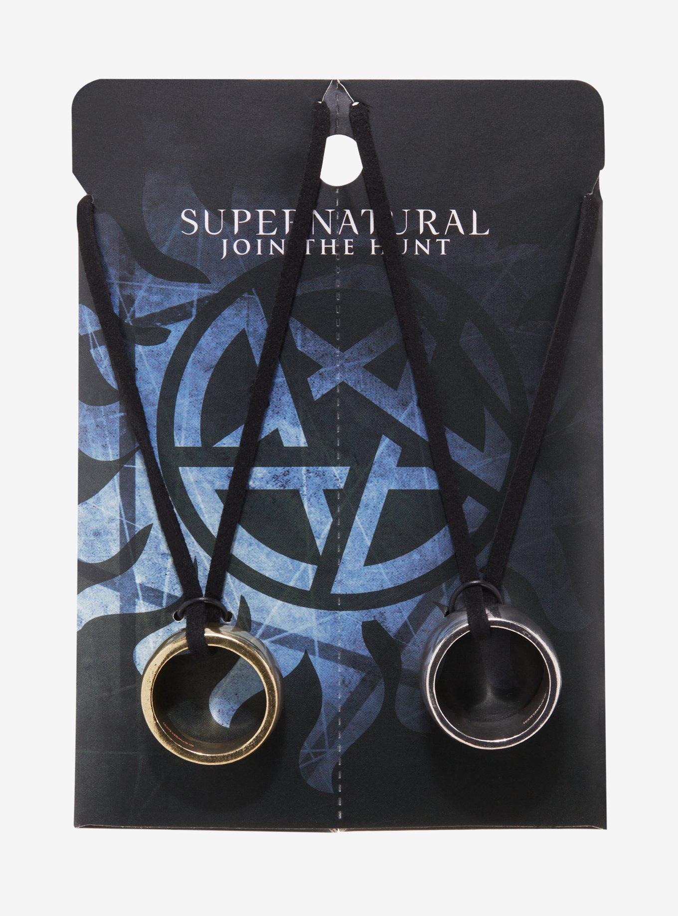 Supernatural Bitch & Jerk Bestie Necklace Set, , alternate