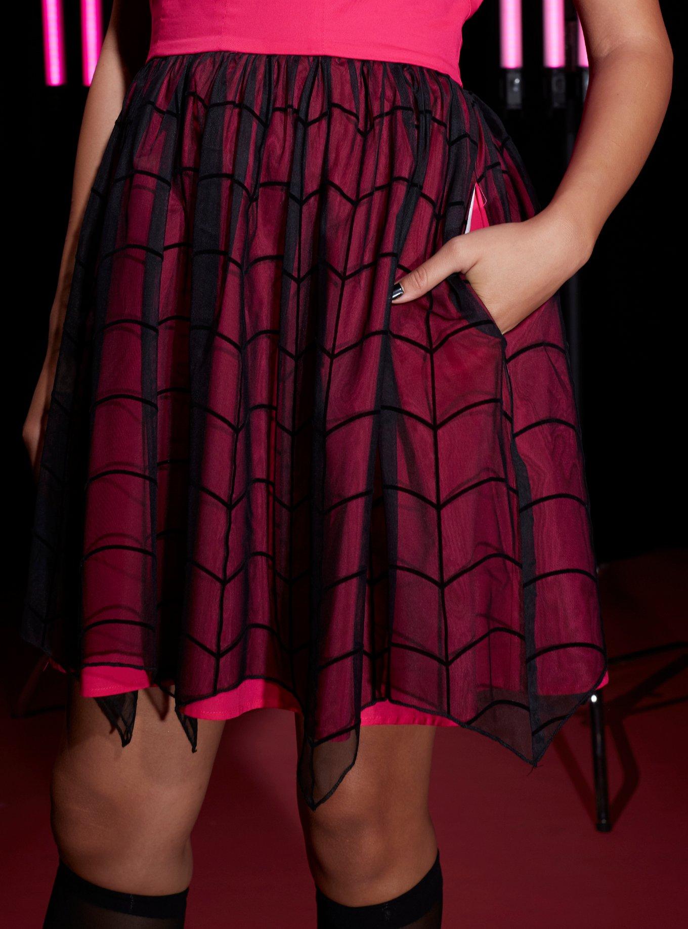Monster High Draculaura Spiderweb Dress, MULTI, alternate