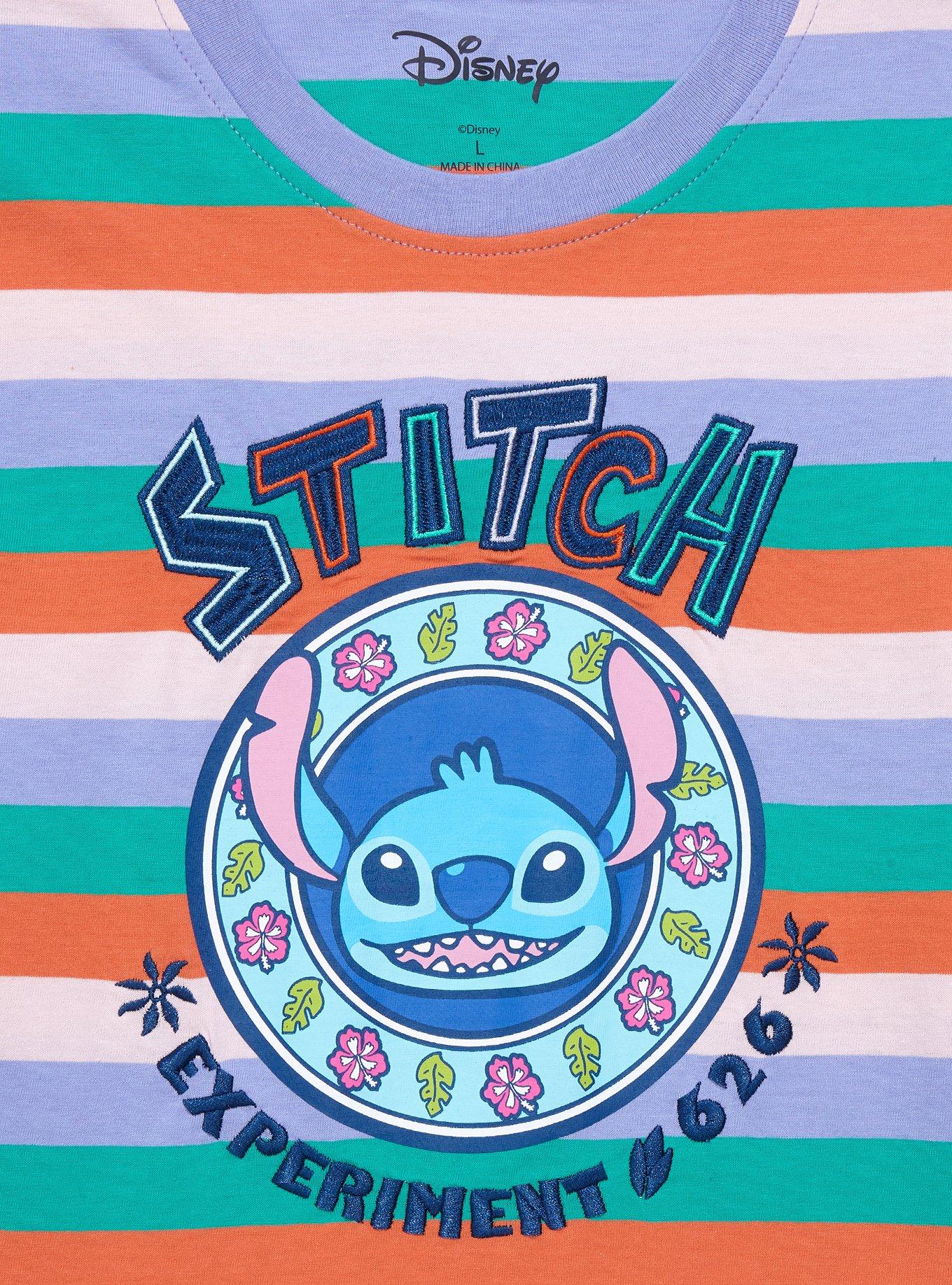Disney Lilo & Stitch Experiment 626 Striped Long Sleeve T-Shirt - BoxLunch Exclusive, MULTI, alternate