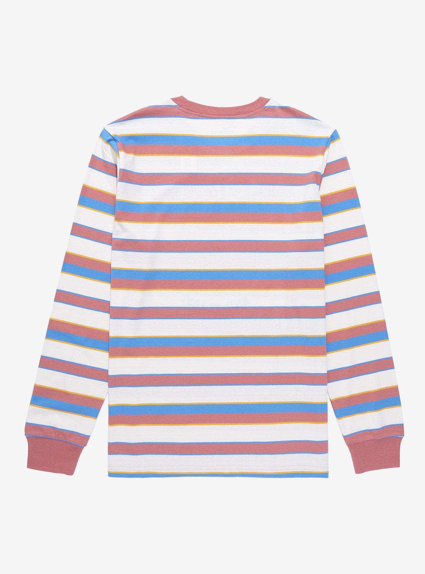Disney Snow White and the Seven Dwarfs Dopey Striped Long Sleeve T-Shirt - BoxLunch Exclusive, MULTI, alternate