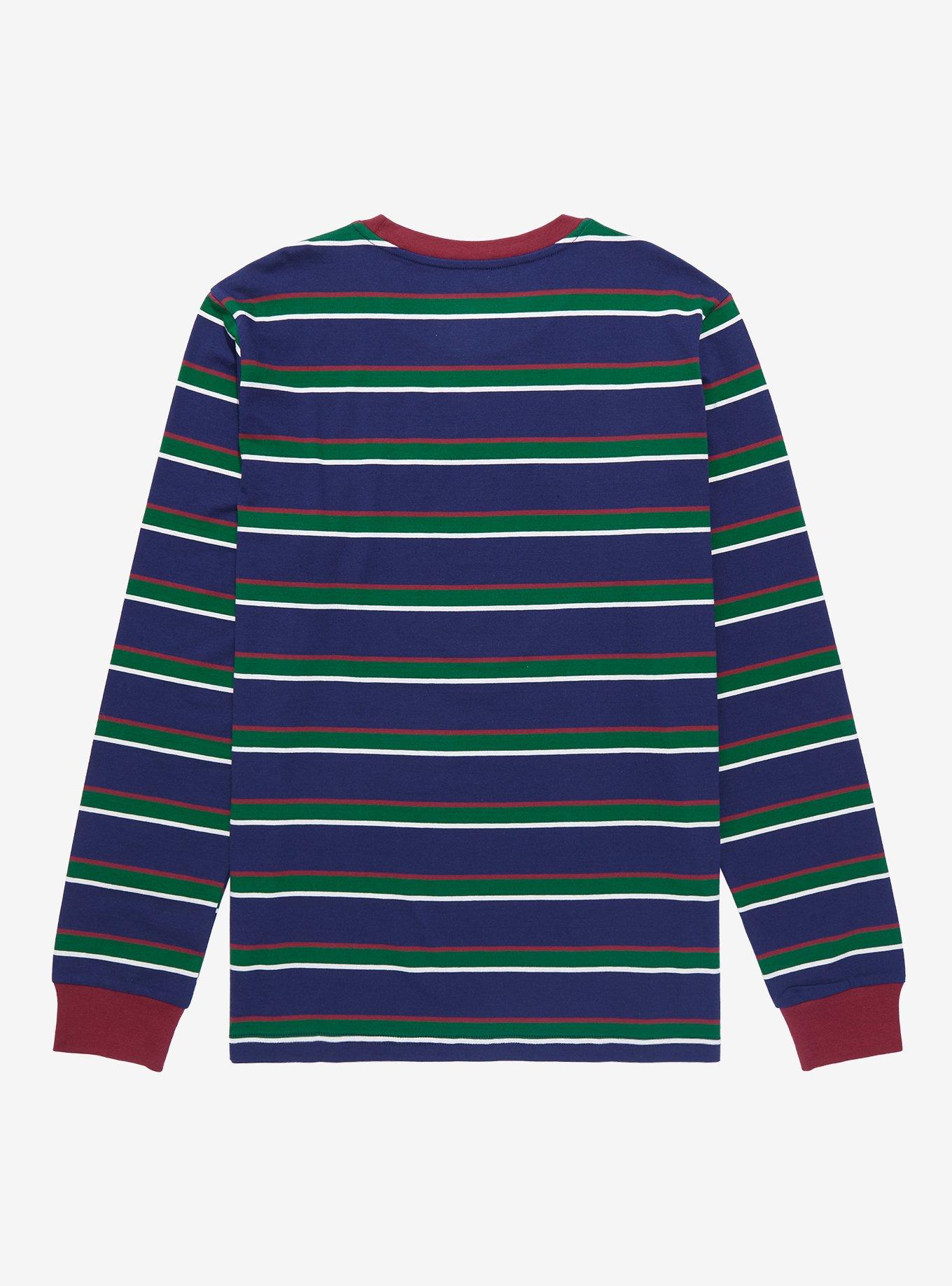 Disney Donald Duck Striped Long Sleeve T-Shirt - BoxLunch Exclusive, MULTI, alternate