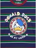 Disney Donald Duck Striped Long Sleeve T-Shirt - BoxLunch Exclusive, MULTI, alternate