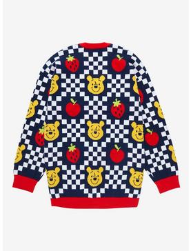 Disney Winnie the Pooh Fruits Checkered Women's Cardigan - BoxLunch Exclusive, , hi-res