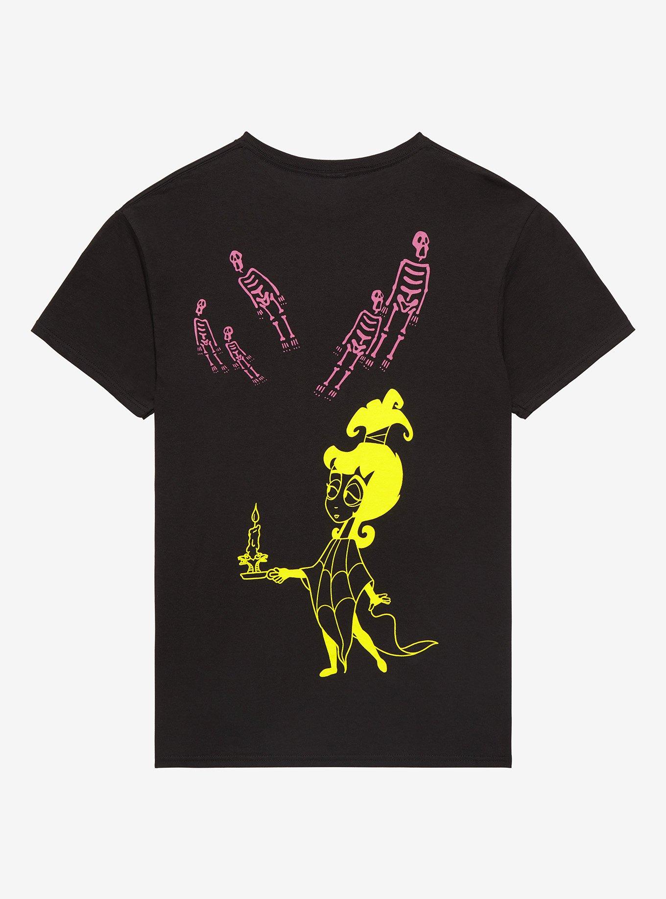 Beetlejuice Lydia & Beetlejuice T-Shirt, BLACK, alternate
