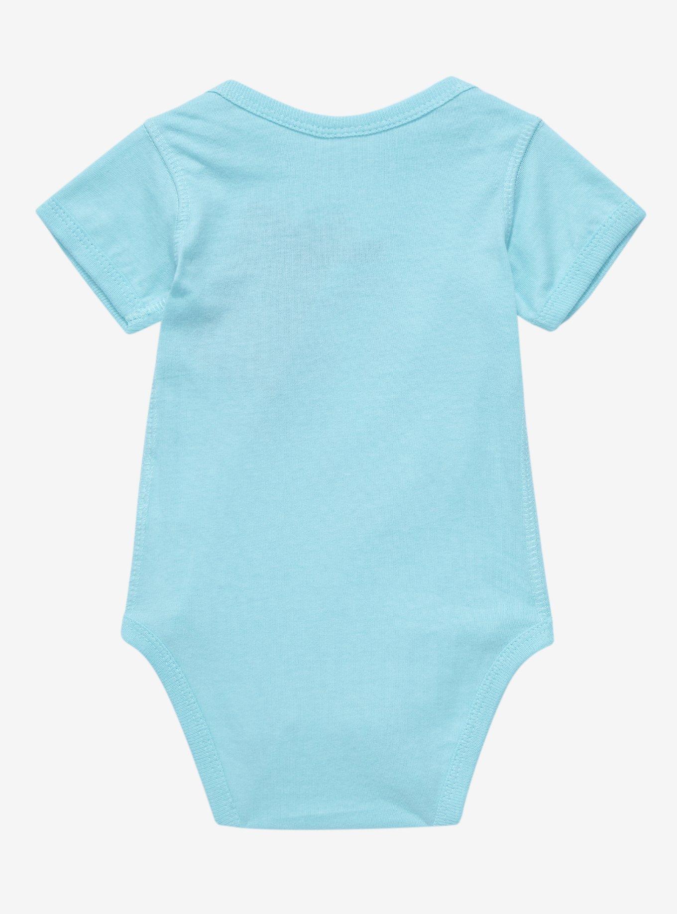 Disney The Little Mermaid Ariel & Friends Infant One-Piece - BoxLunch Exclusive , TEAL BLUE, alternate
