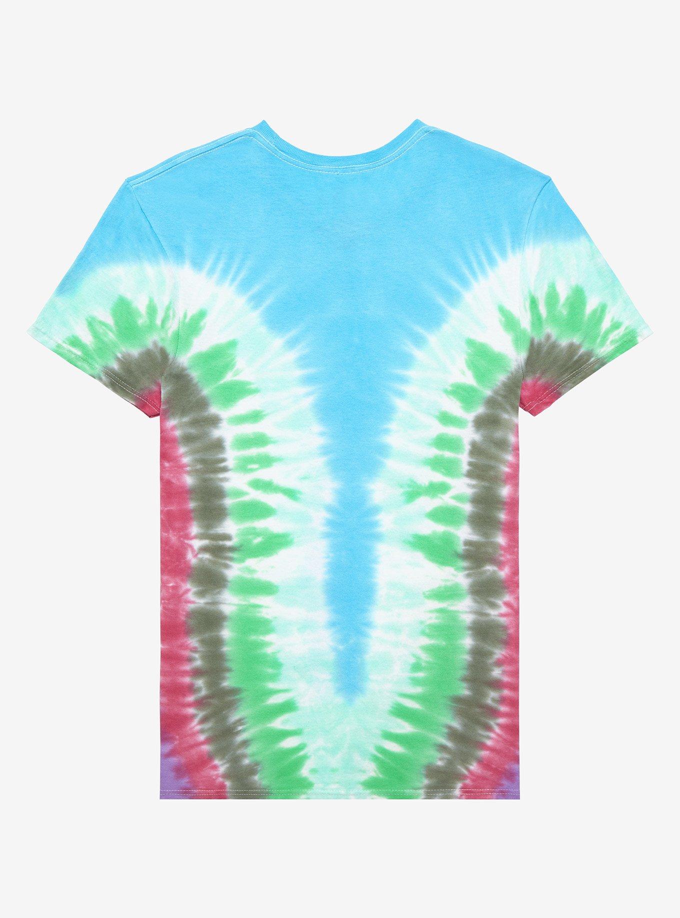 Shrek Besties Hug Rainbow Tie-Dye T-Shirt, MULTI, alternate