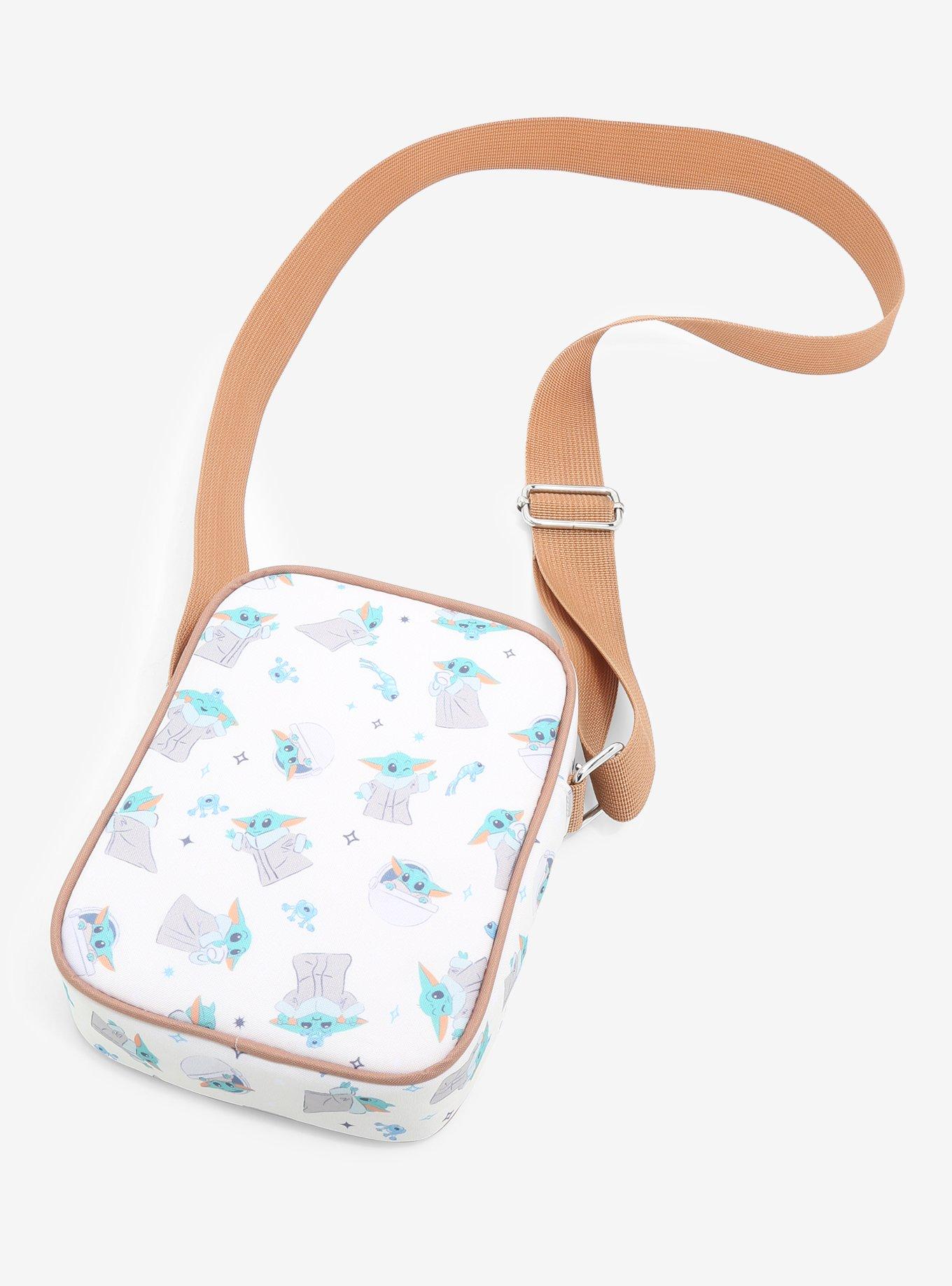 Her Universe Star Wars Chibi Grogu Passport Crossbody Bag, , alternate