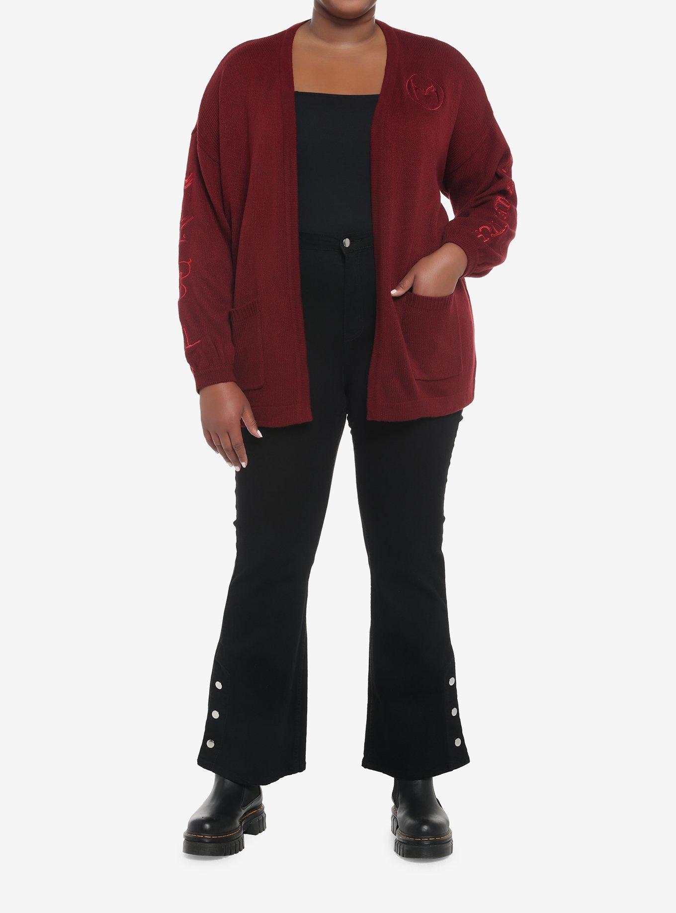 Marvel WandaVision Scarlet Witch Girls Open Cardigan Plus Size, , hi-res