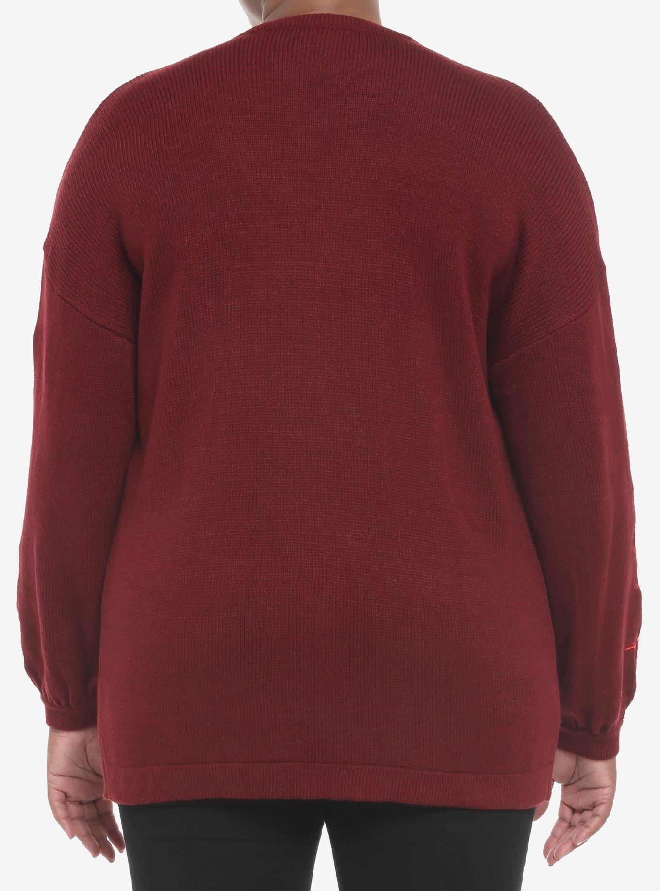 Marvel WandaVision Scarlet Witch Girls Open Cardigan Plus Size, MULTI, alternate