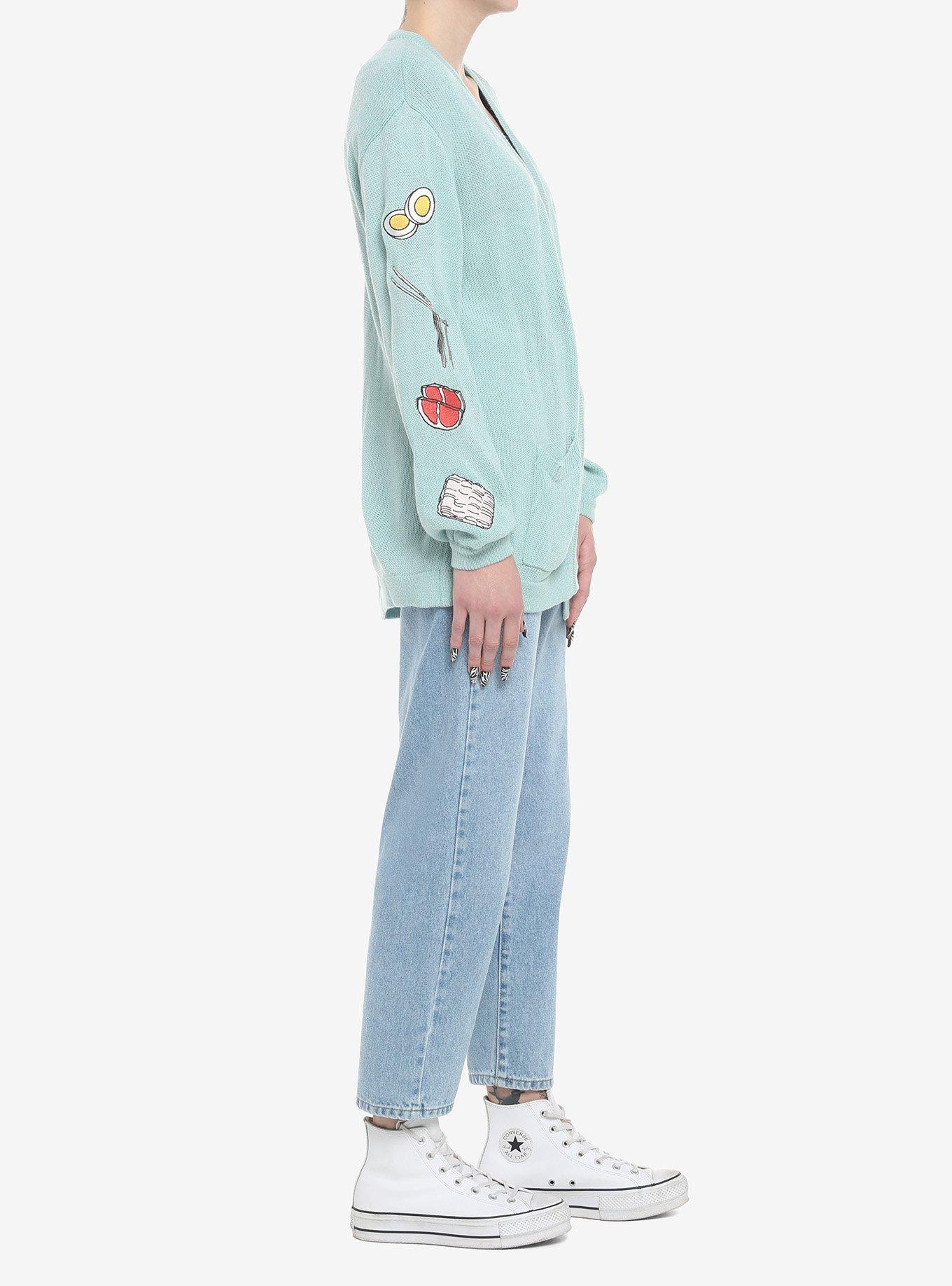 Studio Ghibli Ponyo Ramen & Ham Girls Open Cardigan, MULTI, alternate
