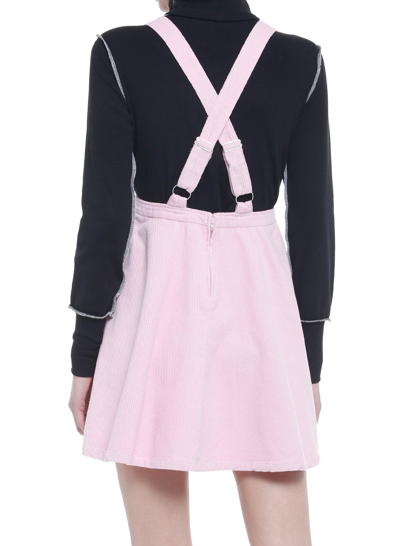 Kitty Cat Pink Corduroy Skirtall, PINK, alternate