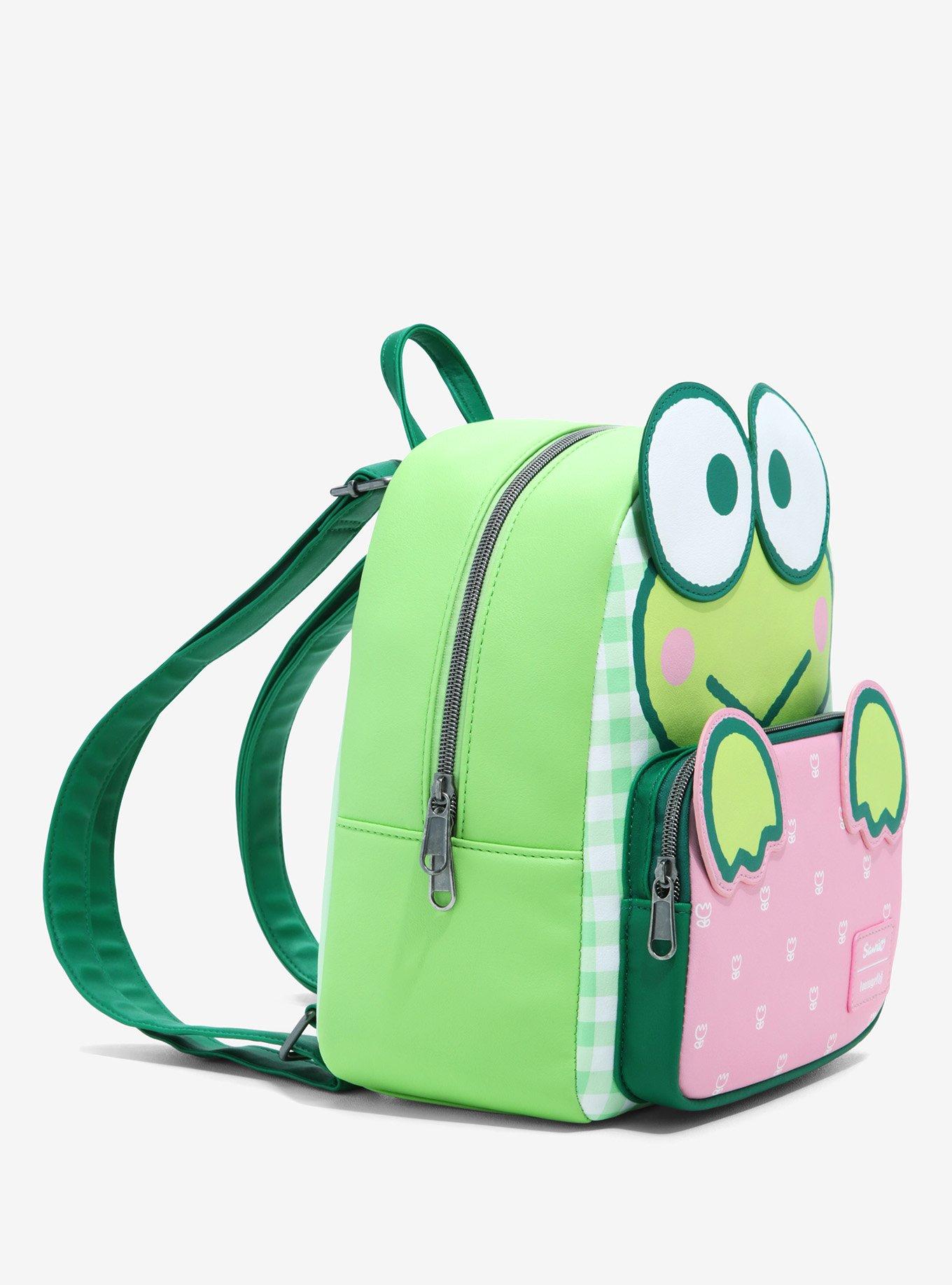 Loungefly Keroppi 3D Gingham Mini Backpack, , alternate