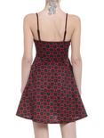 Hearts Checkered Strappy Mini Dress, CHECKERED, alternate