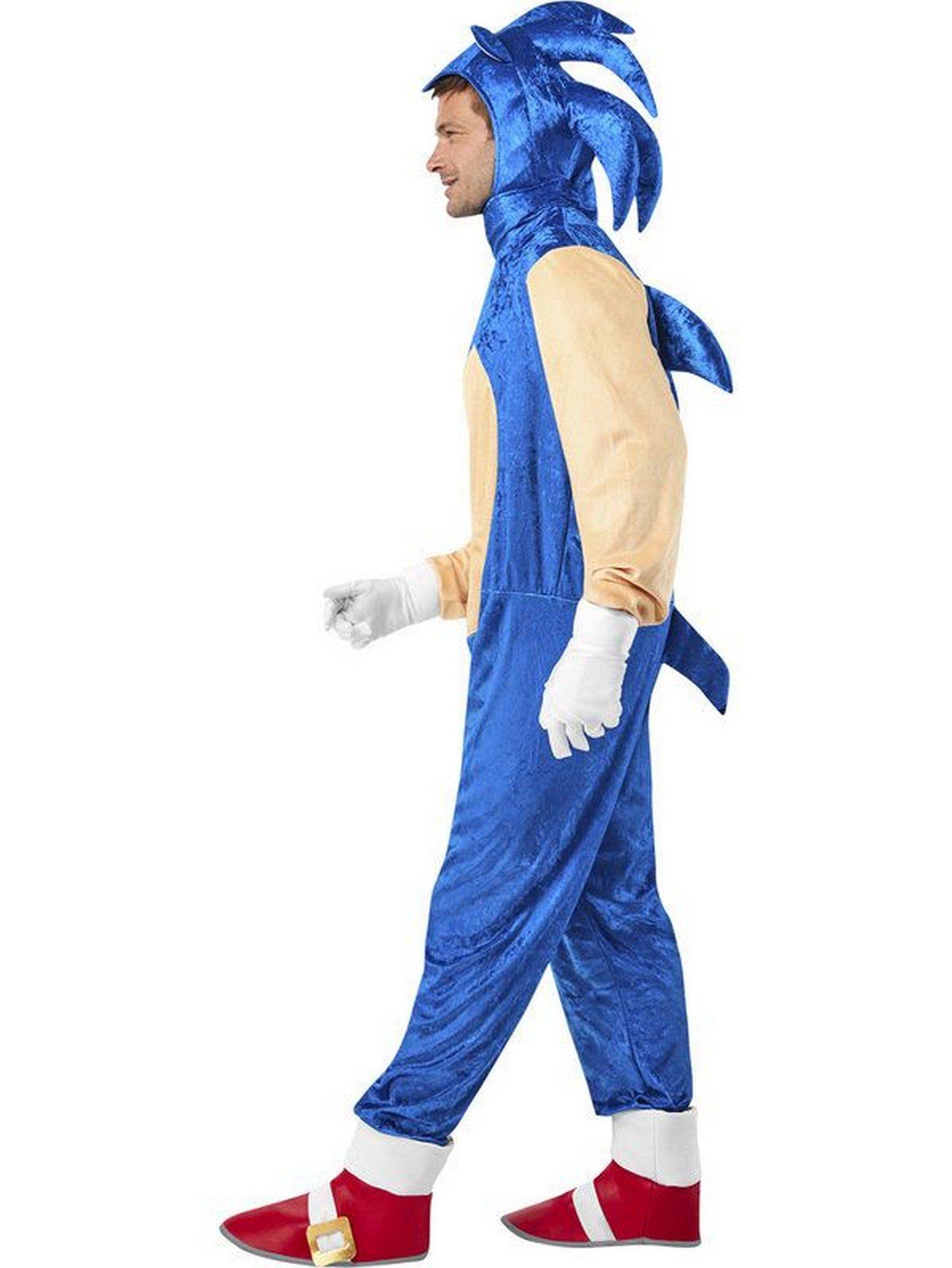 Sonic the Hedgehog Adult Deluxe Costume, MULTI, alternate