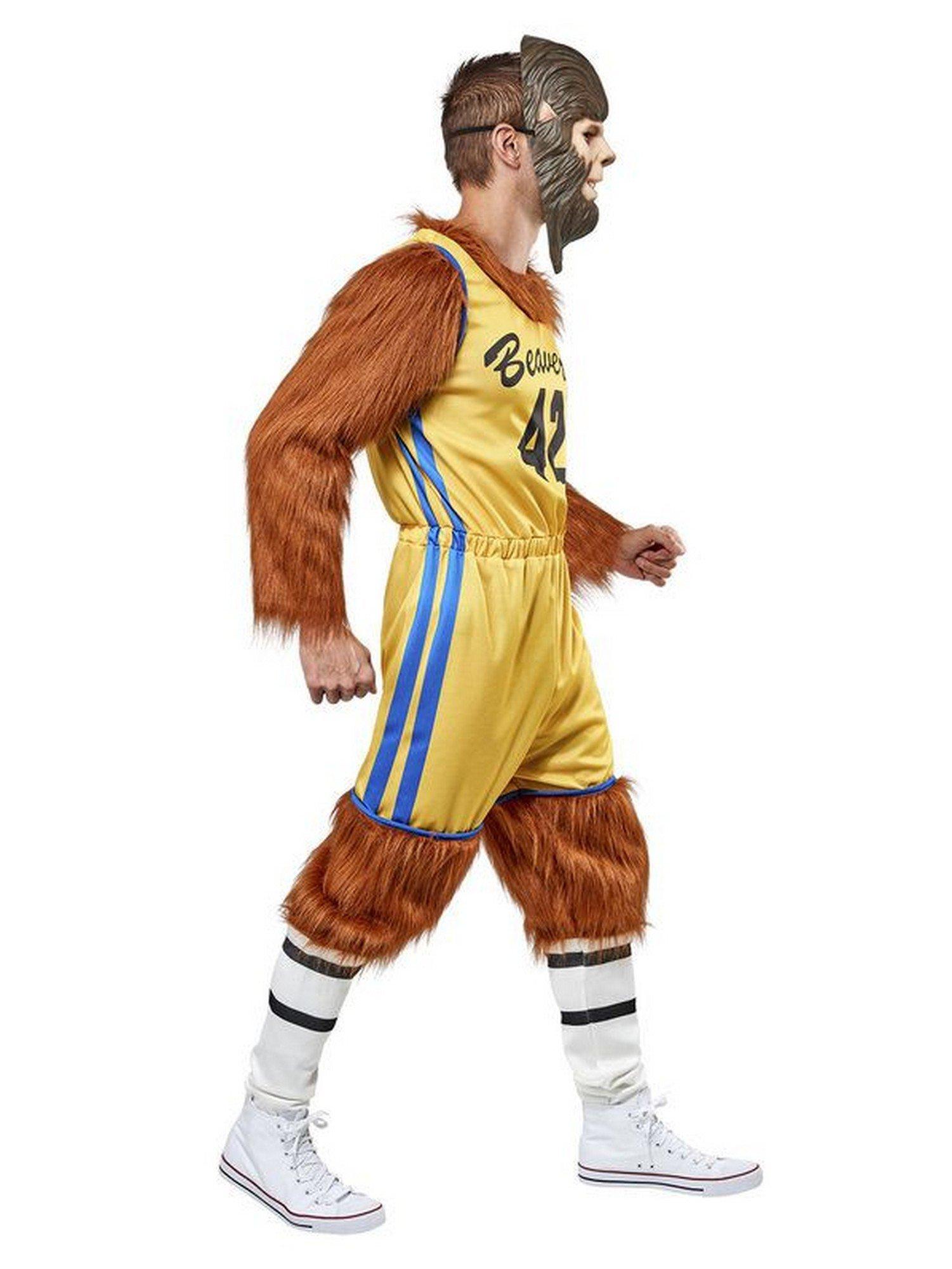 Teen Wolf 1985 Adult Costume Basketball, MULTI, alternate