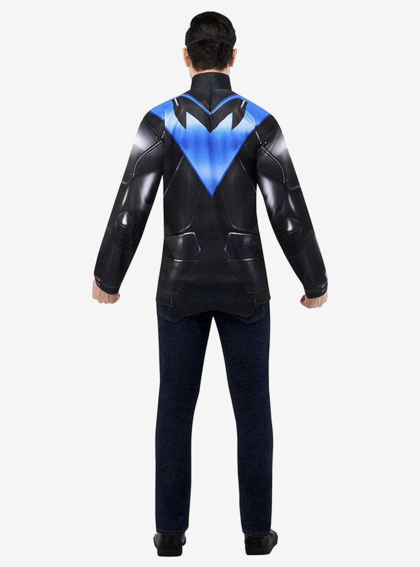 DC Comics Gotham Knights Game Nightwing Adult Costume, MULTI, alternate