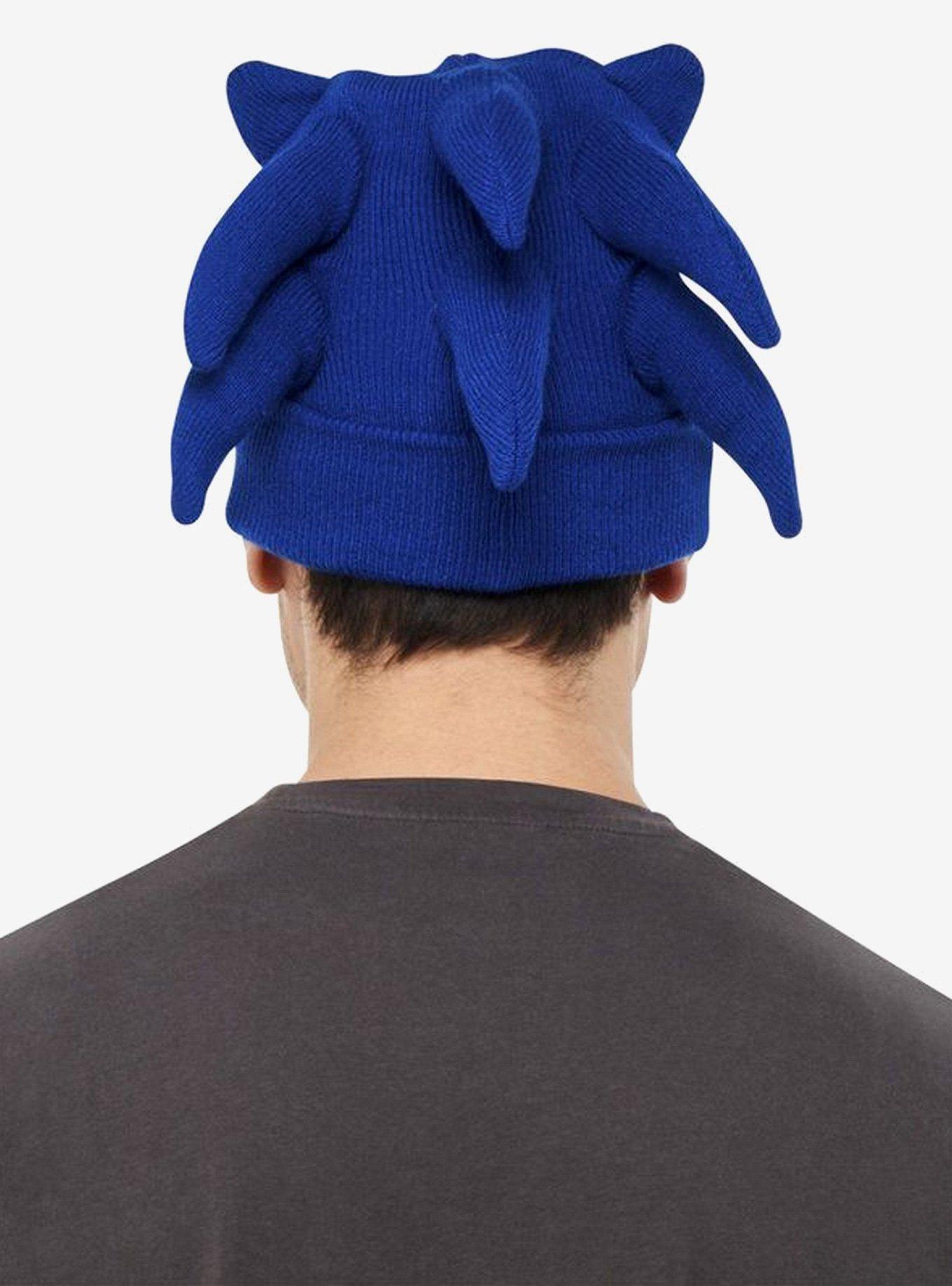 Sonic the Hedgehog Adult Knit Hat Costume, , alternate