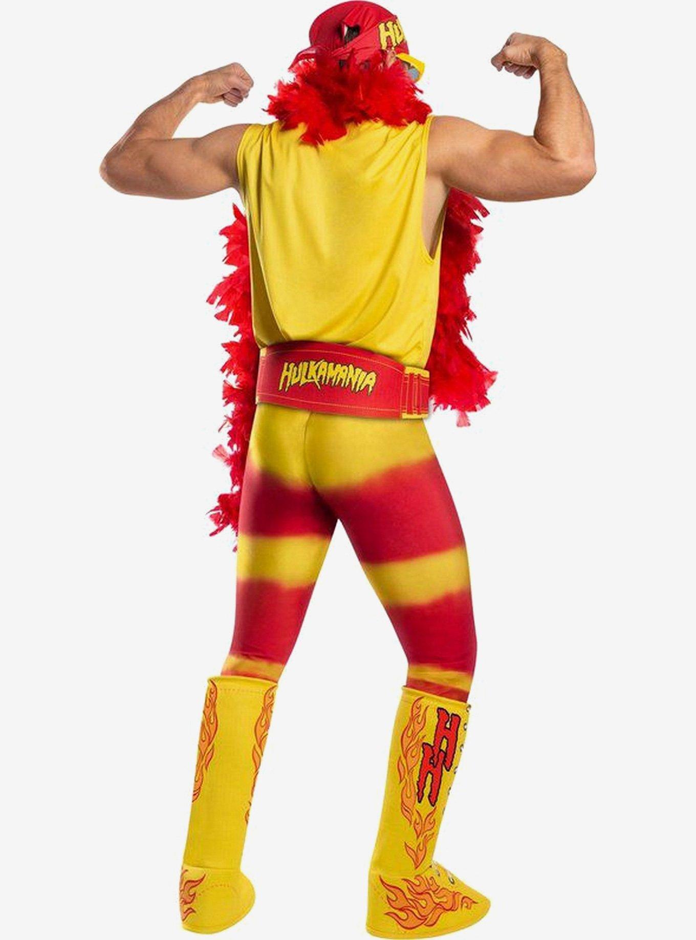WWE Hulk Hogan Adult Costume Men, MULTI, alternate