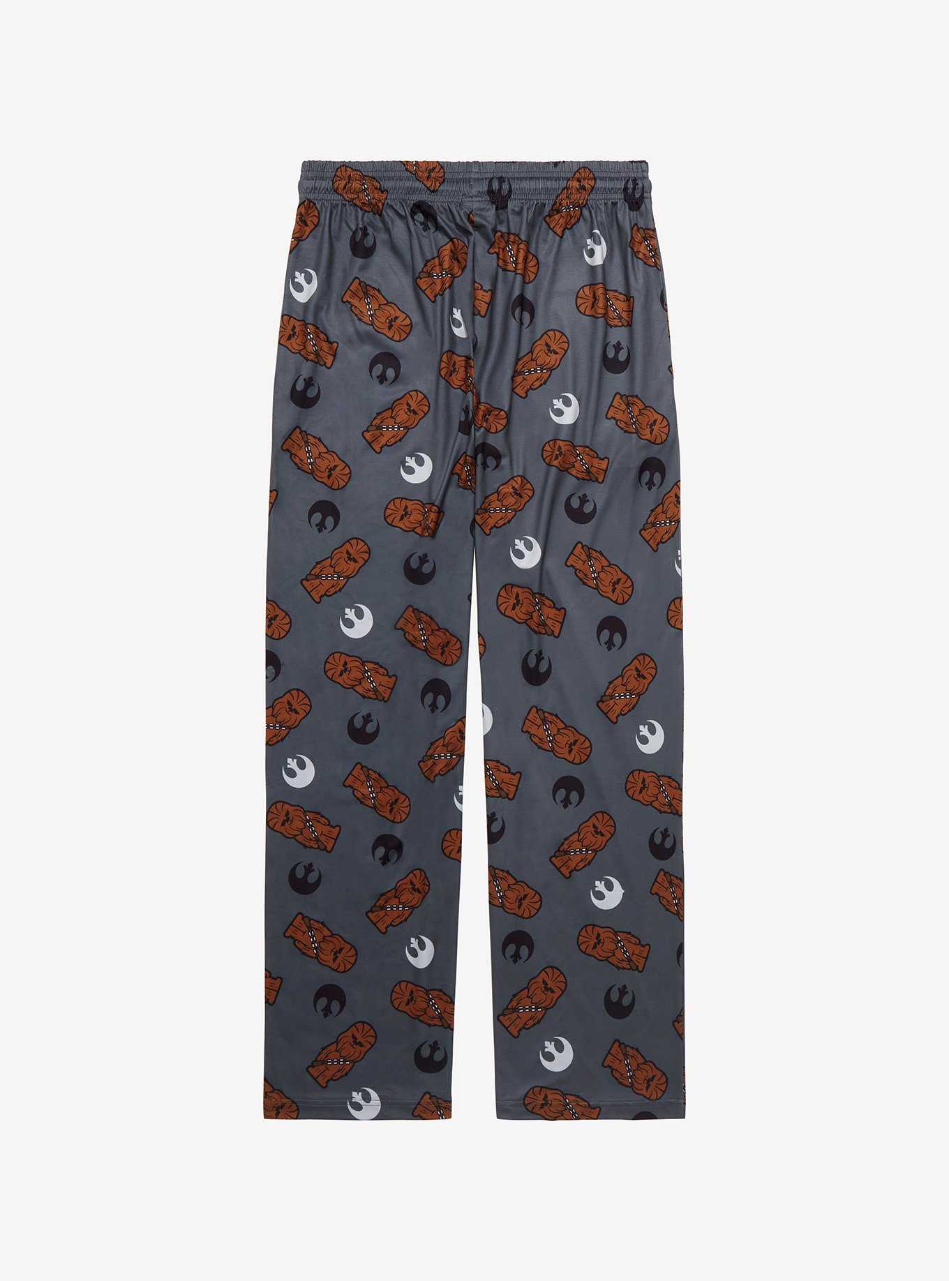 Star Wars Chewbacca & Rebel Logo Allover Print Sleep Pants - BoxLunch Exclusive, , hi-res
