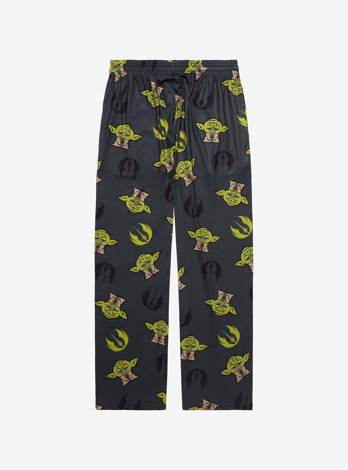 Star Wars Yoda & Jedi Order Logo Allover Print Sleep Pants
