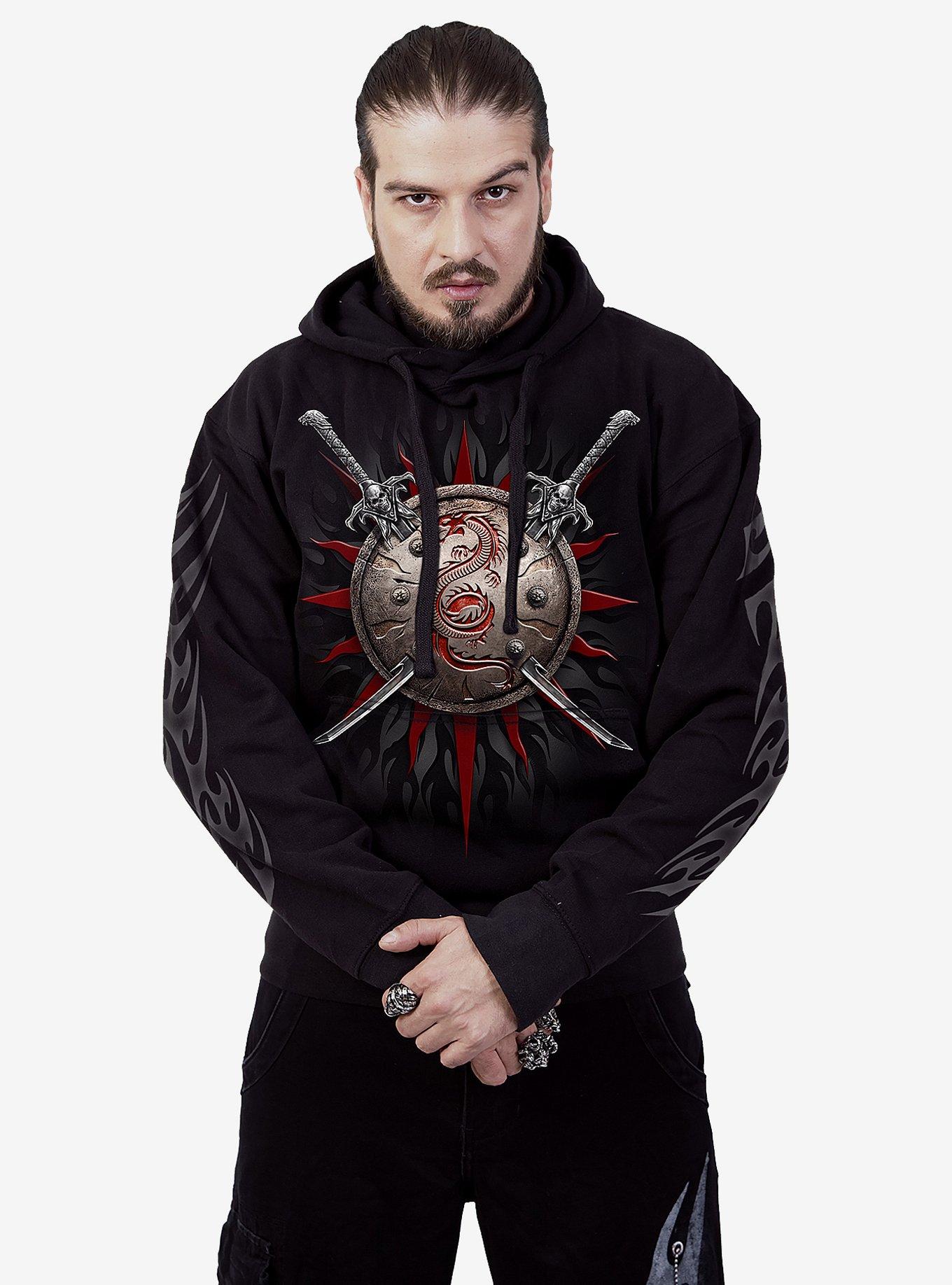 Mystical Dragon Black Hoodie