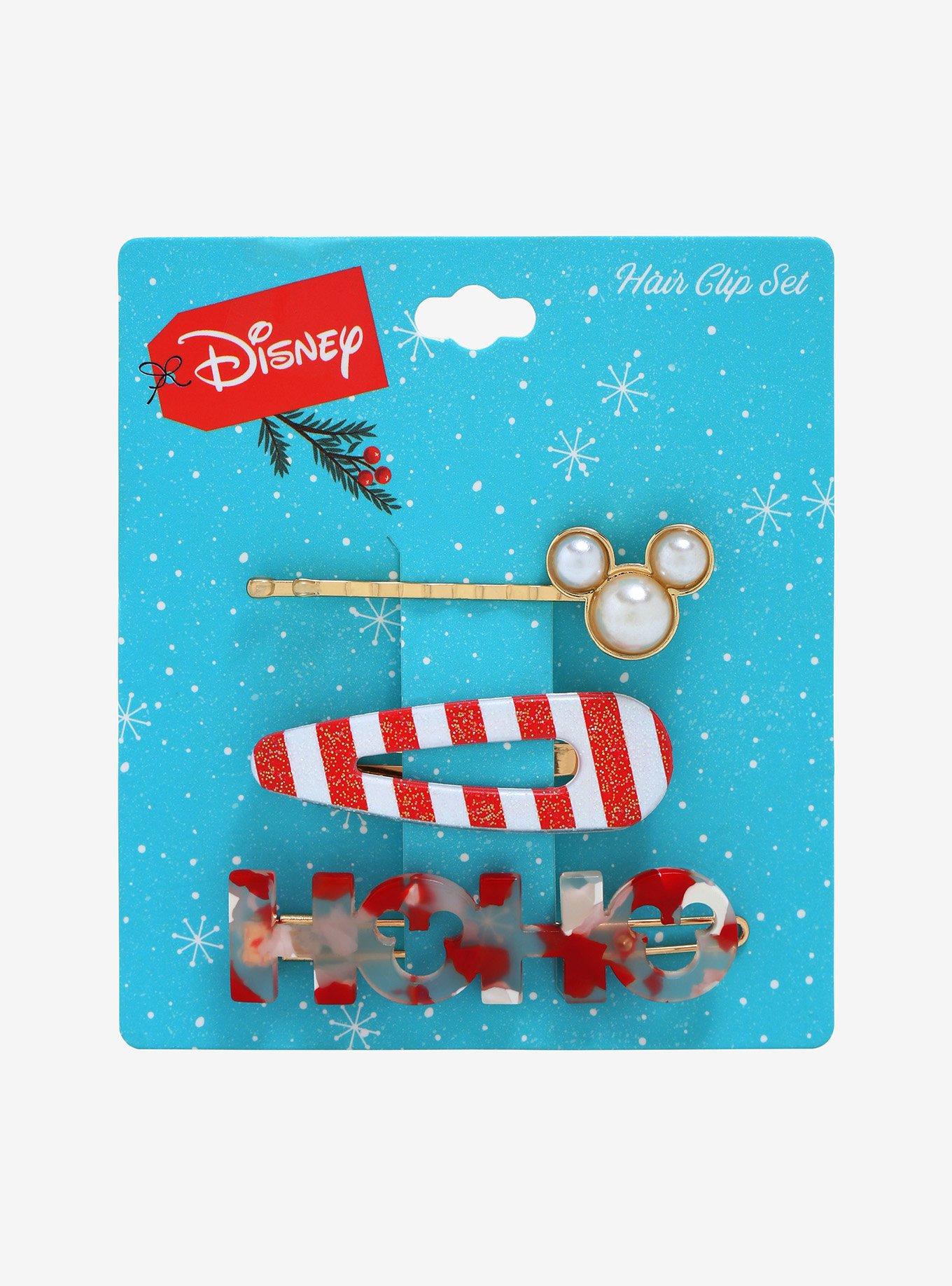 Disney Mickey Mouse Holiday Hair Clip Set - BoxLunch Exclusive , , alternate