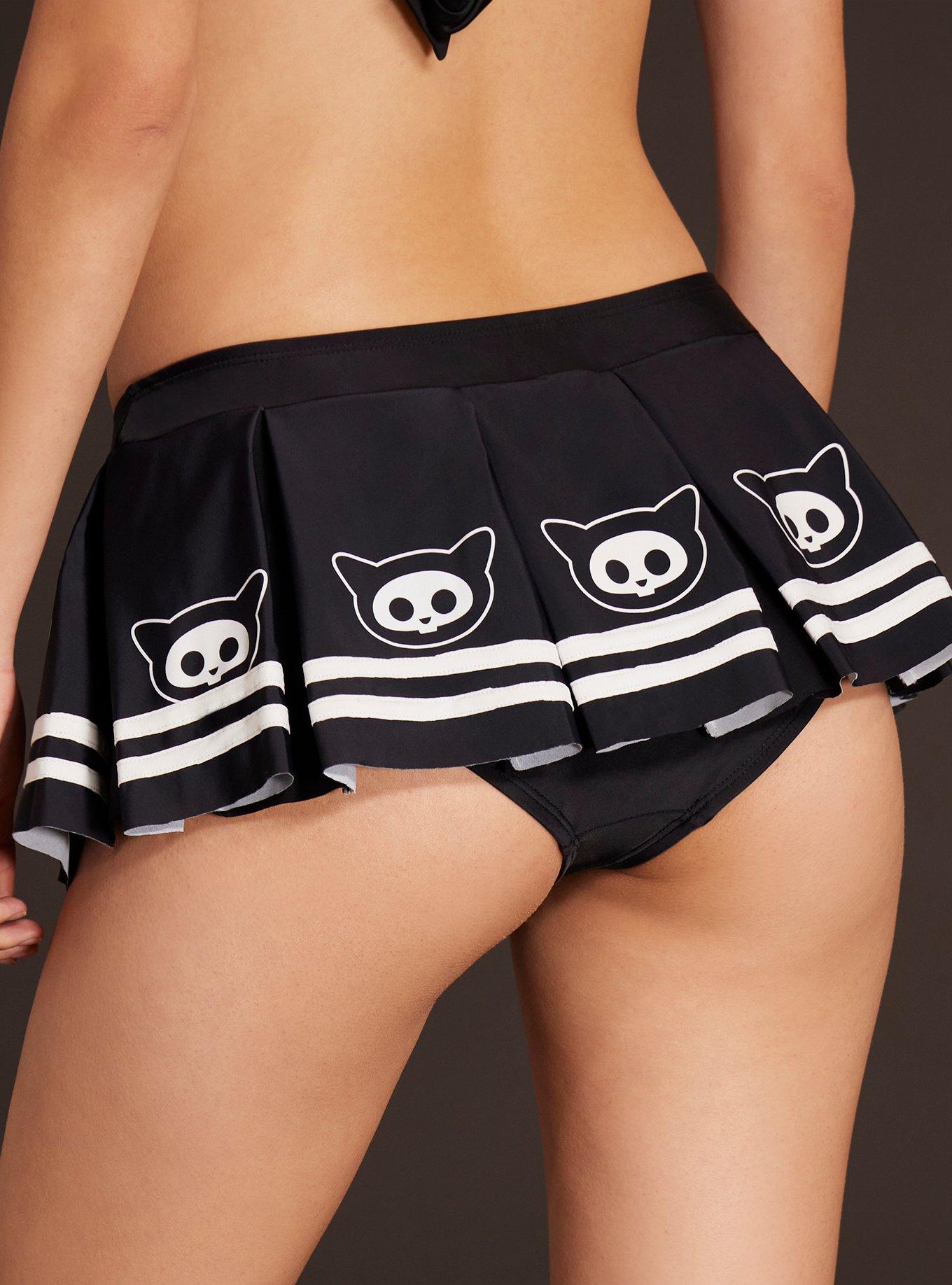 Skelanimals Kit Skirted Swim Bottoms, MULTI COLOR, alternate