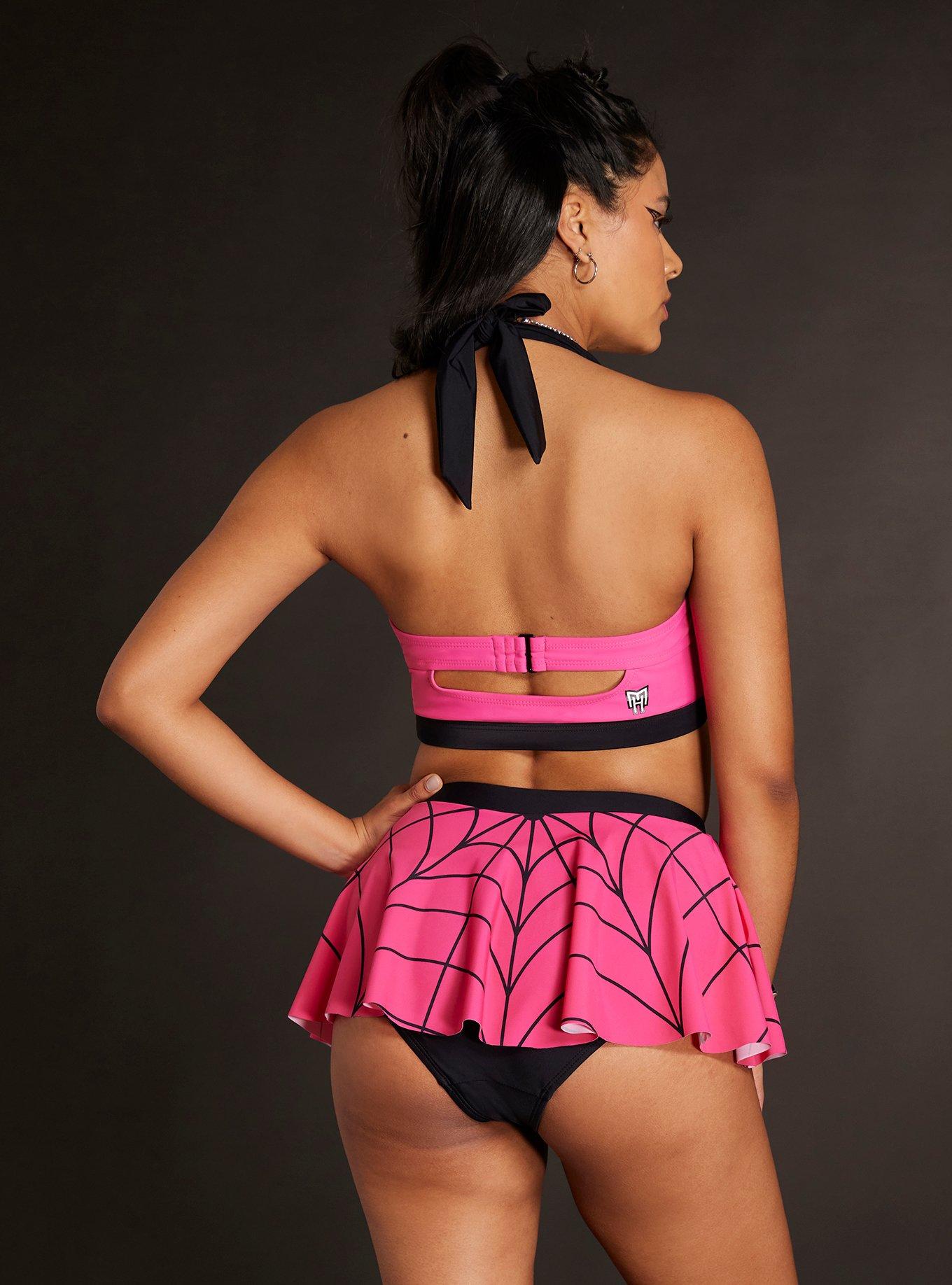 Monster High Draculaura Halter Swim Top, MULTI COLOR, alternate