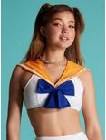 Sailor Moon Sailor Venus Cosplay Swim Top, MULTI COLOR, alternate