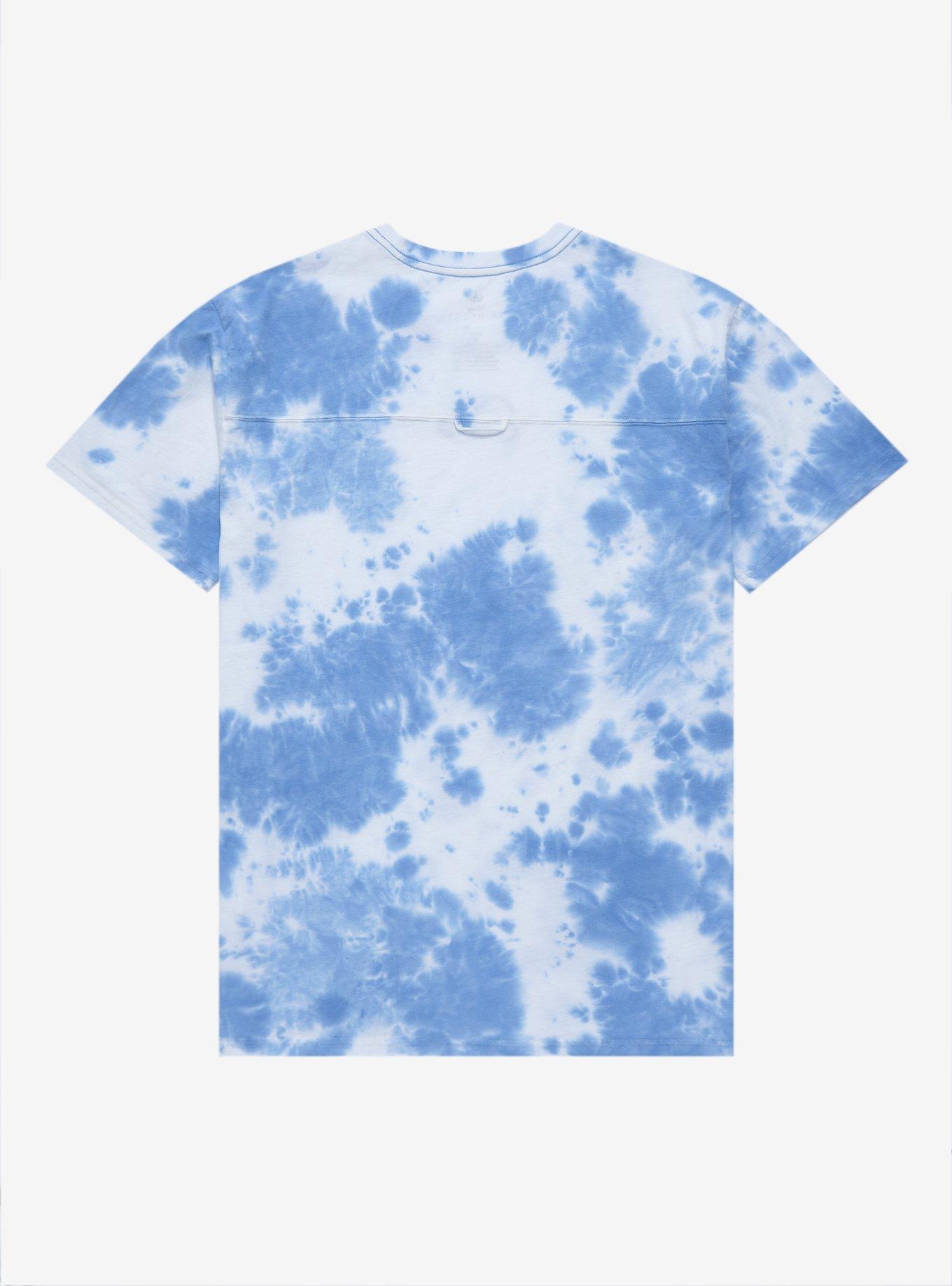 Disney The Little Mermaid Prince Eric Wedding Couples Tie-Dye T-Shirt - BoxLunch Exclusive, LIGHT BLUE, alternate