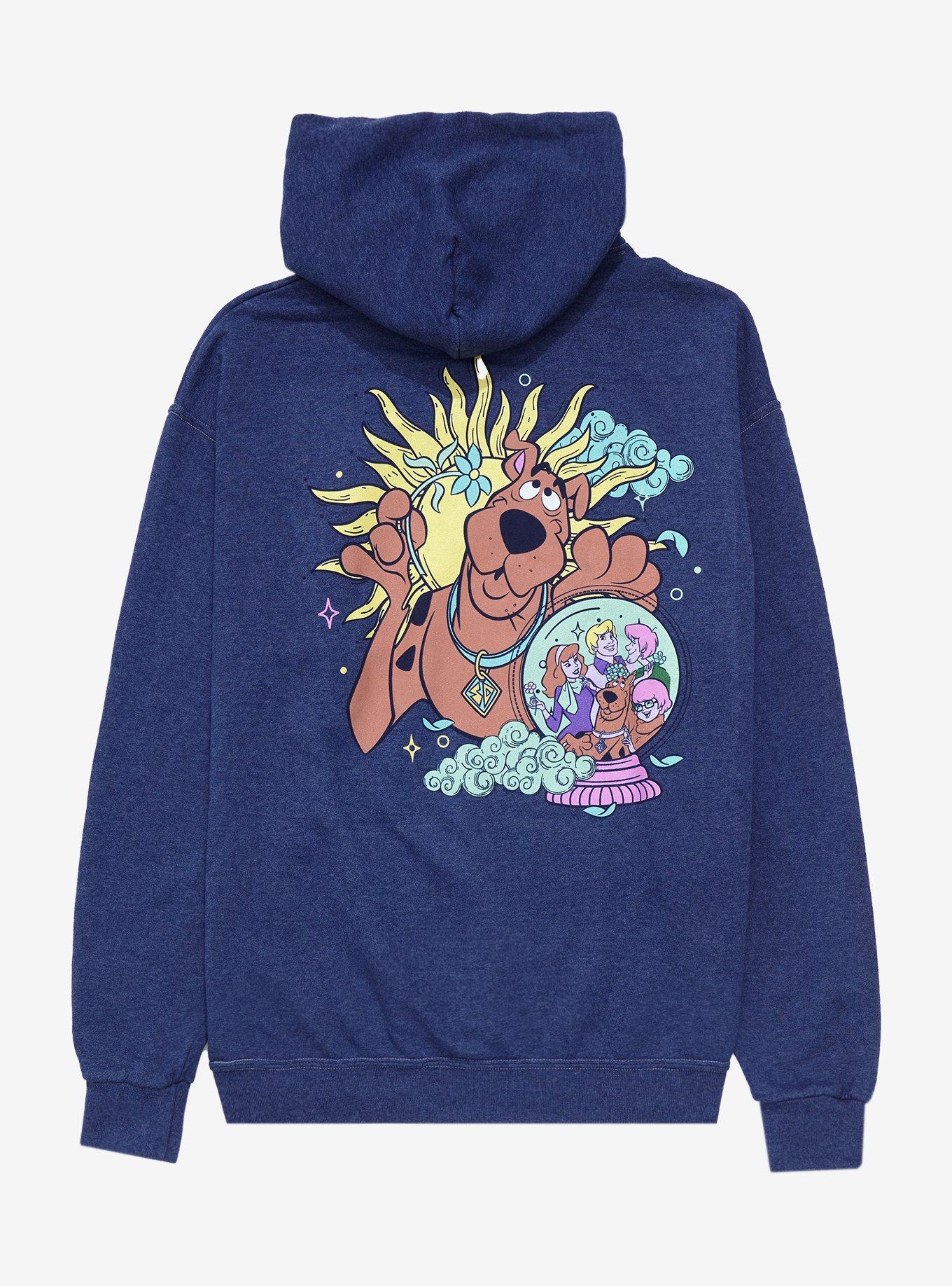 Scooby-Doo Crystal Ball Women's Hoodie - BoxLunch Exclusive, NAVY, alternate