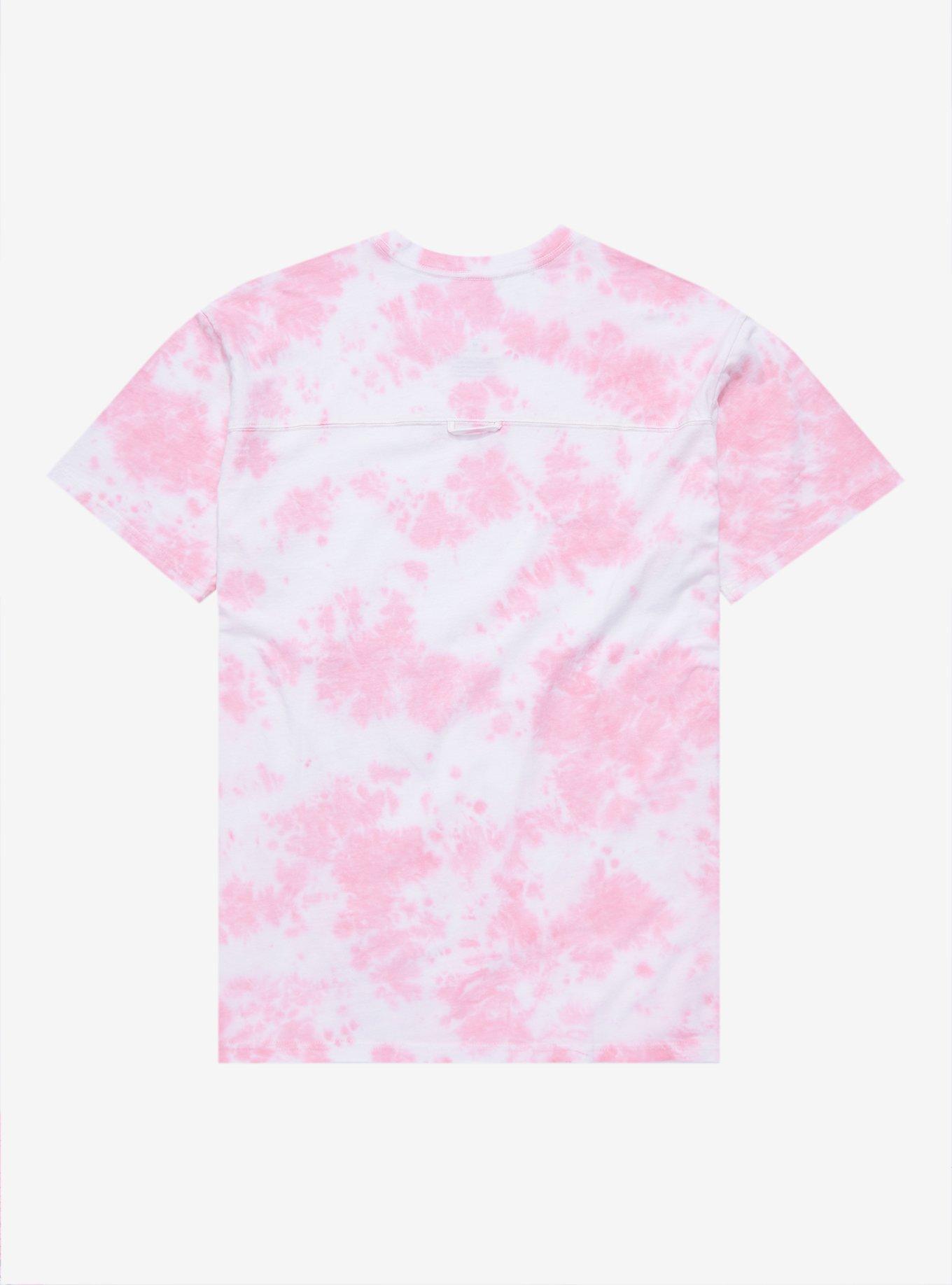 Disney The Little Mermaid Ariel Wedding Couples Tie-Dye T-Shirt - BoxLunch Exclusive, LIGHT PINK, alternate